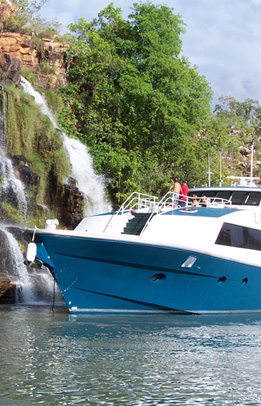 Lady M Cruises waterfall